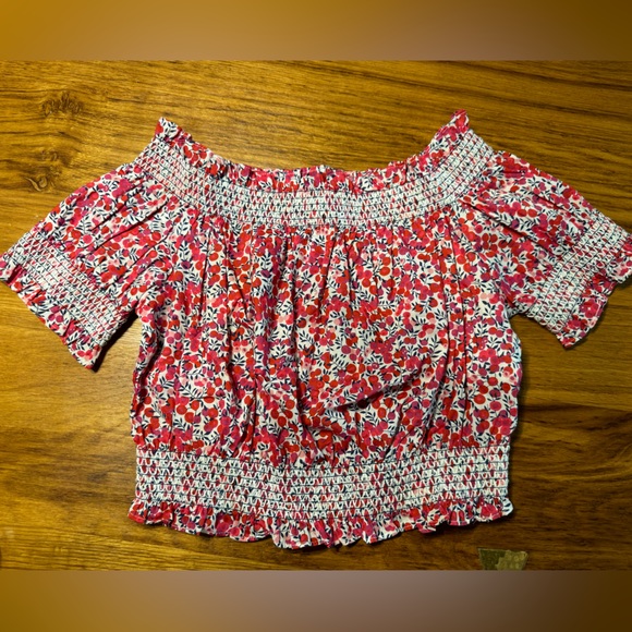 Jcrew poplin cropped top 🍒 - Picture 3 of 5